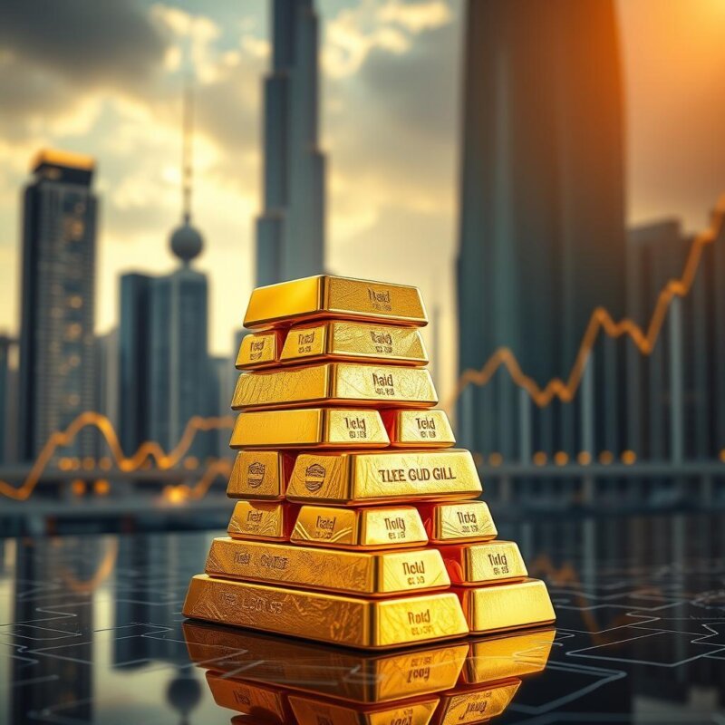 Dubai gold prices climb amid global tensions driving market volatility and uncertainty in precious metals trading today.